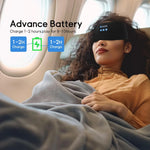 【睡眠専用設計/目隠し機能付き】ヘッドバンドイヤホン Bluetooth ワイヤレス 耳が痛くならない ASMR・瞑想向け