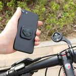 【ガーミン対応/360度回転】自転車用スマホホルダー 強力粘着アダプター 縦横切り替え ロードバイク・クロスバイク