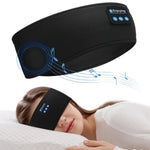 【睡眠専用設計/目隠し機能付き】ヘッドバンドイヤホン Bluetooth ワイヤレス 耳が痛くならない ASMR・瞑想向け