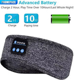 【睡眠専用設計/目隠し機能付き】ヘッドバンドイヤホン Bluetooth ワイヤレス 耳が痛くならない ASMR・瞑想向け
