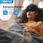 【睡眠専用設計/目隠し機能付き】ヘッドバンドイヤホン Bluetooth ワイヤレス 耳が痛くならない ASMR・瞑想向け