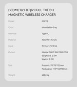 【Qi2対応/最大15W/3in1同時充電】マグネットワイヤレス充電スタンド iPhone・Apple Watch・AirPods 角度調整可